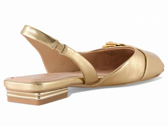 Franco Sarto フランコサルト レディース 女性用 シューズ 靴 フラット A-Tracy Sling Slingbacks Gold Leather【送料無料】