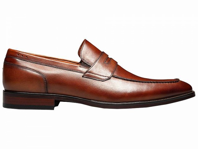 Florsheim フローシャイム メンズ 男性用 シューズ 靴 ローファー Sorrento Moc Toe Penny Loafer Cognac Smooth【送料無料】