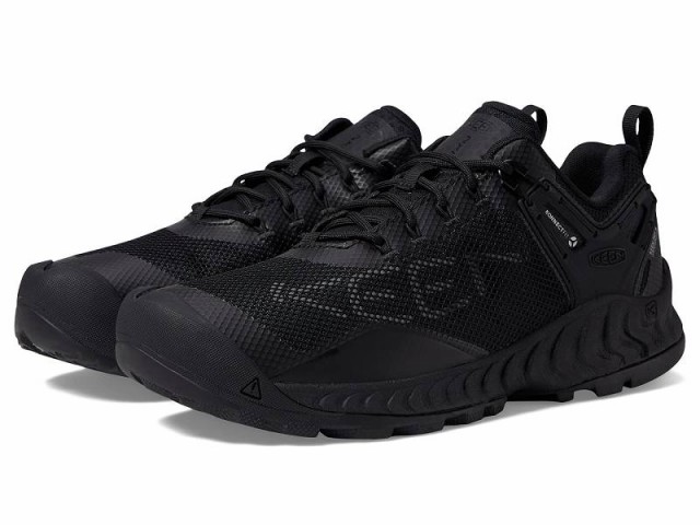 Keen キーン メンズ 男性用 シューズ 靴 ブーツ ハイキング トレッキング Nxis Evo WP Triple Black【送料無料】