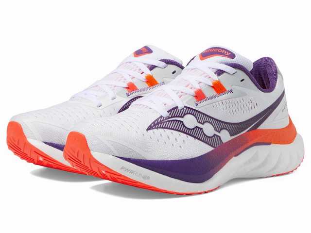 Saucony サッカニー レディース 女性用 シューズ 靴 スニーカー 運動靴 Endorphin Speed 4 White/Violet【送料無料】