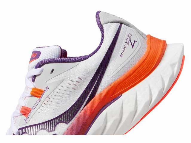 Saucony サッカニー レディース 女性用 シューズ 靴 スニーカー 運動靴 Endorphin Speed 4 White/Violet【送料無料】