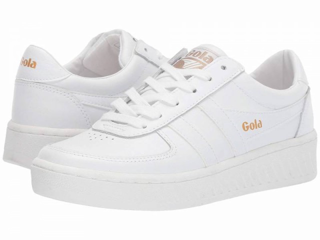 Gola ゴラ レディース 女性用 シューズ 靴 スニーカー 運動靴 Grandslam Leather White/White/White【送料無料】