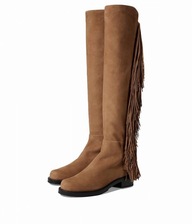 Stuart Weitzman スチュアートワイツマン レディース 女性用 シューズ 靴 ブーツ ロングブーツ 5050 Bold Fringe Boots【送料無料】