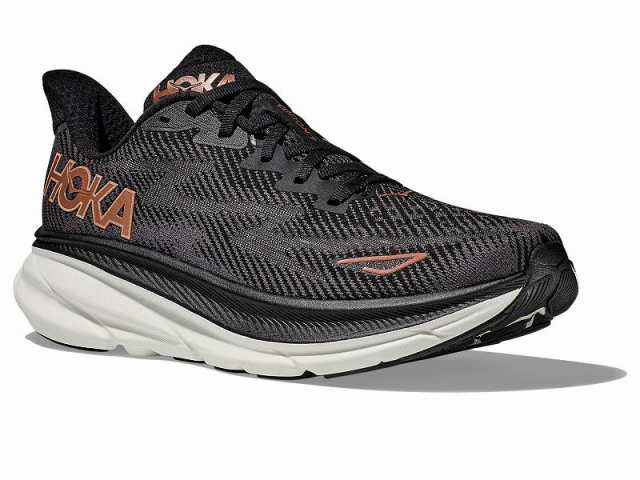 Hoka ホカ レディース 女性用 シューズ 靴 スニーカー 運動靴 Clifton 9 Black/Copper【送料無料】