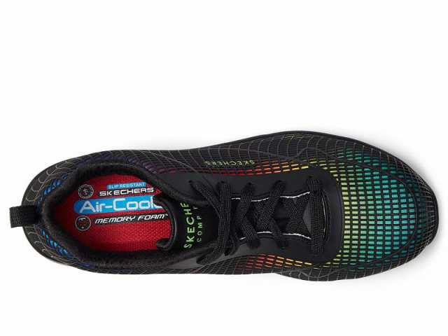 SKECHERS Work スケッチャーズ レディース 女性用 シューズ 靴 スニーカー 運動靴 Uno SR Composite Toe  Black/Multi【送料無料】｜au PAY マーケット