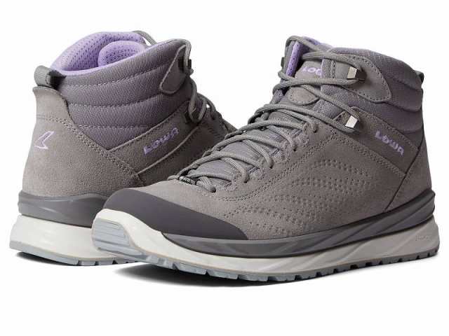 Lowa ローバー レディース 女性用 シューズ 靴 ブーツ ハイキング トレッキング Malta GTX Mid Light Grey【送料無料】