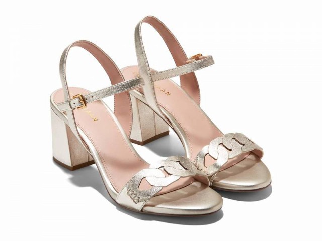 Cole Haan コールハーン レディース 女性用 シューズ 靴 ヒール Josie Chain Sandals Soft Gold Leather【送料無料】