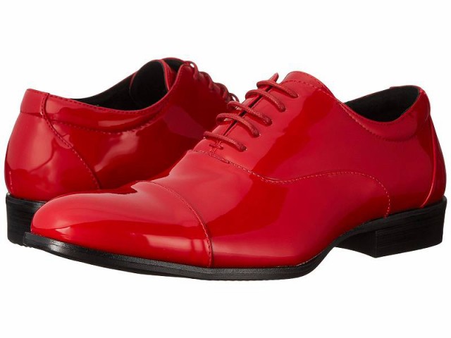 Stacy Adams ステーシーアダムス メンズ 男性用 シューズ 靴 オックスフォード 紳士靴 通勤靴 Gala Cap Toe Oxford Red【送料無料】