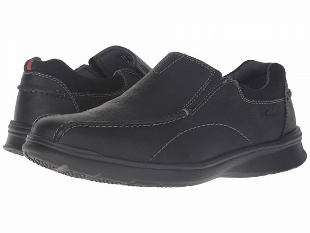 Clarks クラークス メンズ 男性用 シューズ 靴 ローファー Cotrell Step Black Oily Leather【送料無料】