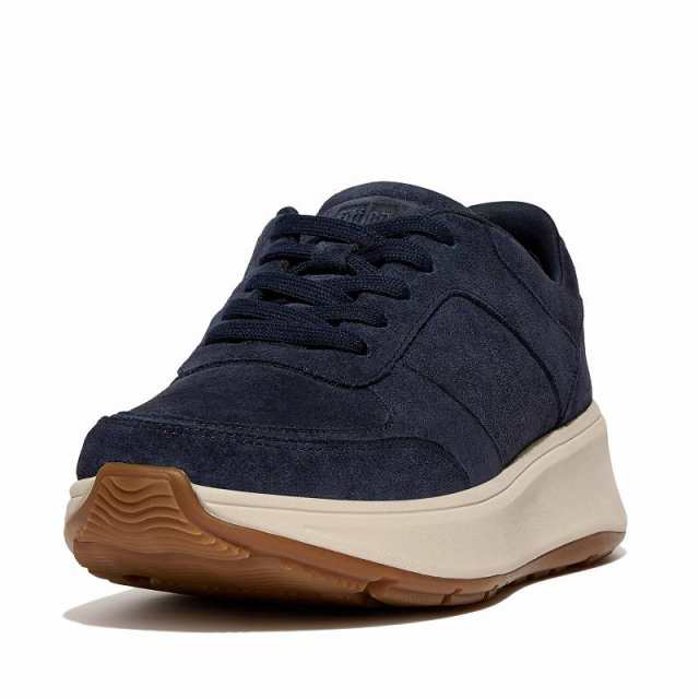 FitFlop フィットフロップ レディース 女性用 シューズ 靴 スニーカー 運動靴 F-Mode Suede Flatform Sneakers Midnight【送料無料】