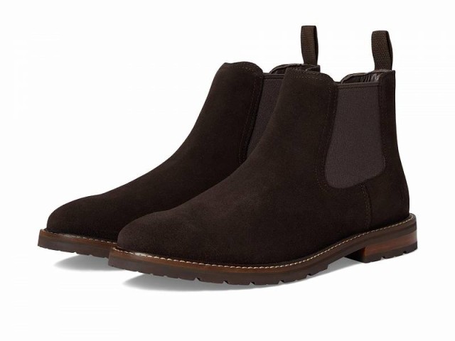 Rockport ロックポート メンズ 男性用 シューズ 靴 ブーツ アンクル ショートブーツ Cassius Dark Brown Suede【送料無料】