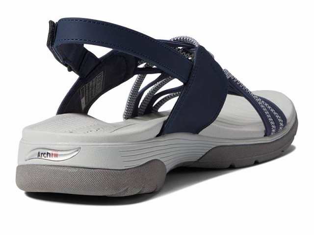 SKECHERS スケッチャーズ レディース 女性用 シューズ 靴 サンダル Arch Fit Reggae Sport Hometown Navy/Gray【送料無料】