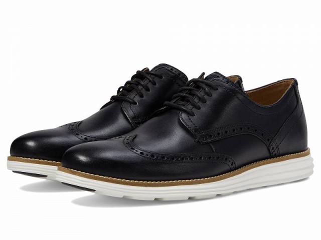 Cole Haan コールハーン メンズ 男性用 シューズ 靴 オックスフォード 紳士靴 通勤靴 Originalgrand Shortwing Oxford Black【送料無料】