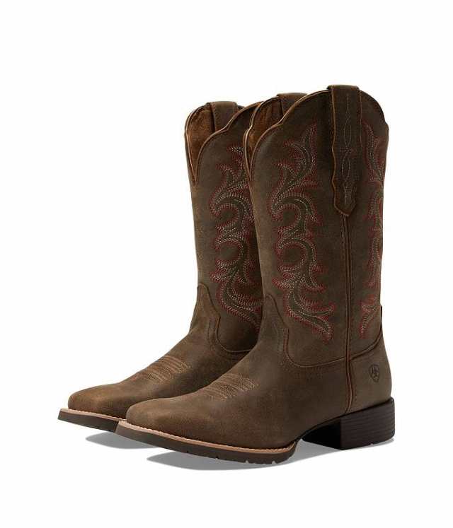 Ariat アリアト レディース 女性用 シューズ 靴 ブーツ ウエスタンブーツ Hybrid Rancher Stretch Fit Western Boot Pebble【送料無料】