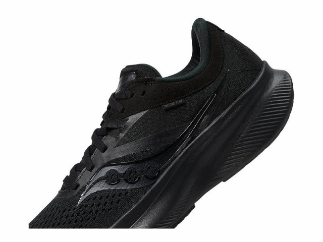 Saucony サッカニー レディース 女性用 シューズ 靴 スニーカー 運動靴 Ride 16 Triple Black【送料無料】