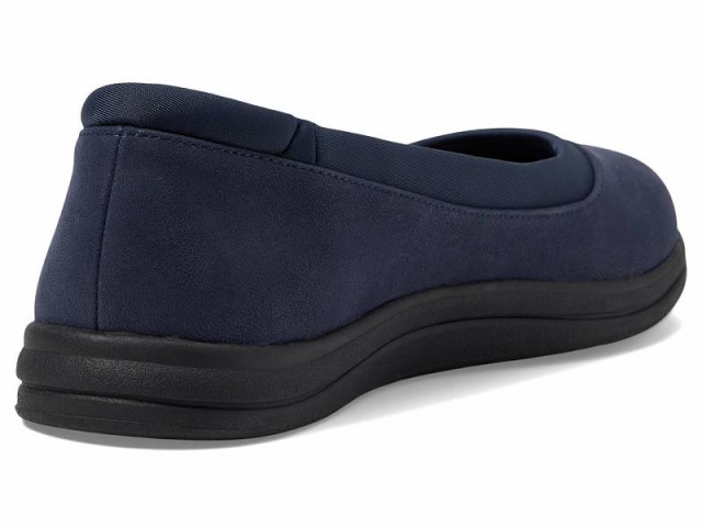 Clarks クラークス レディース 女性用 シューズ 靴 フラット Breeze Ayla Navy Synthetic【送料無料】