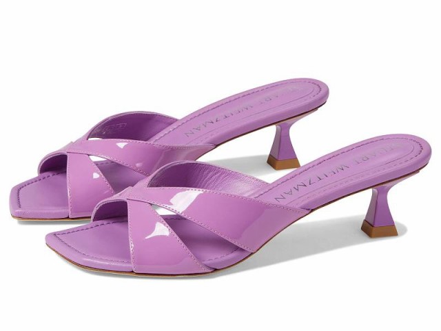 Stuart Weitzman スチュアートワイツマン レディース 女性用 シューズ 靴 ヒール Miami Xcurve 50 Slide Lilac【送料無料】