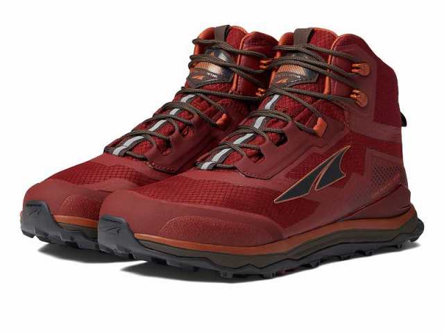 ネット売り Altra アルトラ メンズ 男性用 シューズ 靴 ブーツ ハイキング トレッキング Lone Peak All-Wthr Mid  Maroon