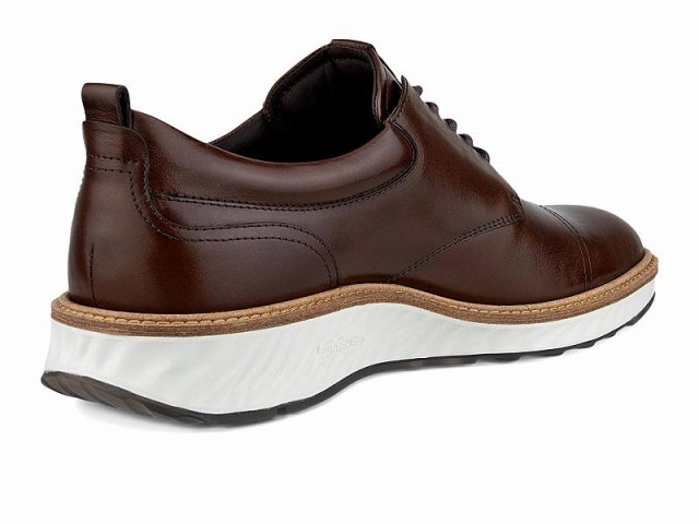 ECCO エコー メンズ 男性用 シューズ 靴 オックスフォード 紳士靴 通勤靴 ST.1 Hybrid Cap Toe Oxford Cocoa Brown【送料無料】