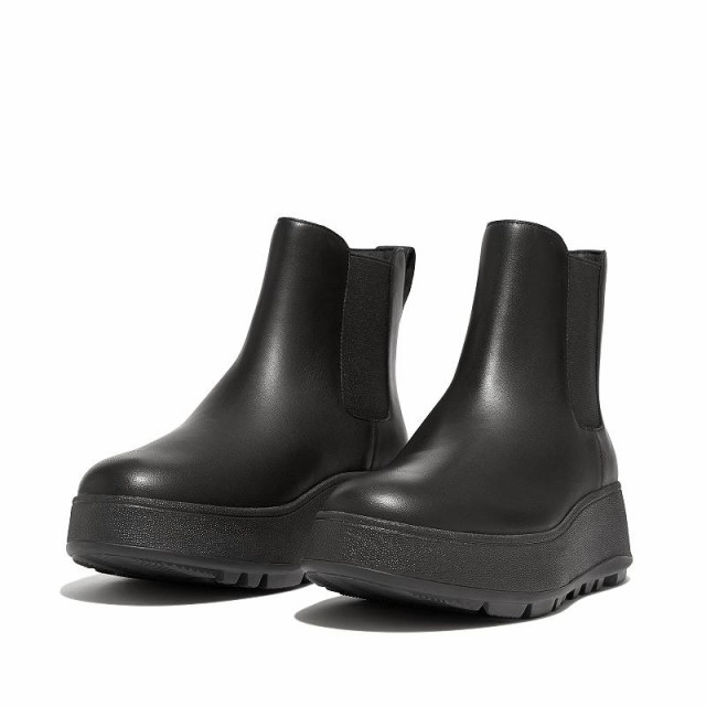 FitFlop フィットフロップ レディース 女性用 シューズ 靴 ブーツ チェルシーブーツ アンクル F-Mode Waterproof Leather【送料無料】