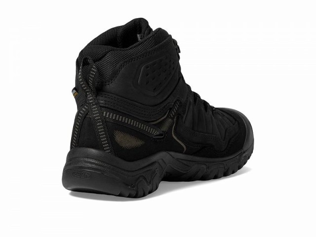 Keen キーン メンズ 男性用 シューズ 靴 ブーツ ハイキング トレッキング Targhee IV Mid WP Triple Black【送料無料】