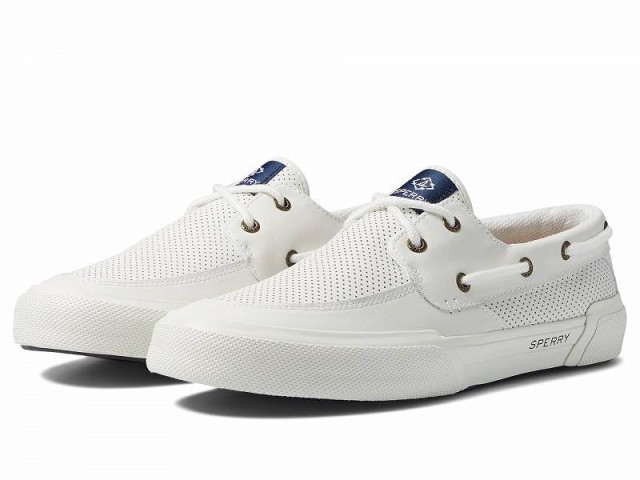 Sperry スペリー メンズ 男性用 シューズ 靴 ボートシューズ Soletide 2-Eye Seacycled White 1【送料無料】