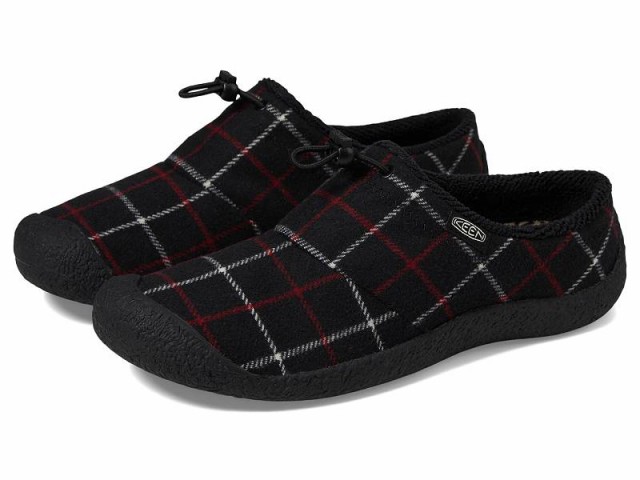 Keen キーン レディース 女性用 シューズ 靴 ボートシューズ Howser III Slide Black Plaid【送料無料】