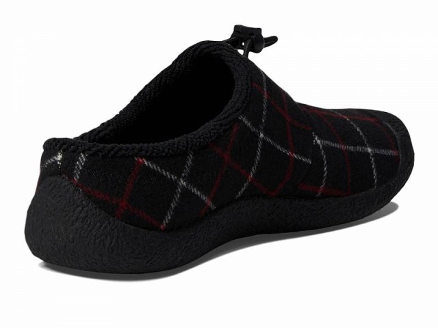 Keen キーン レディース 女性用 シューズ 靴 ボートシューズ Howser III Slide Black Plaid【送料無料】