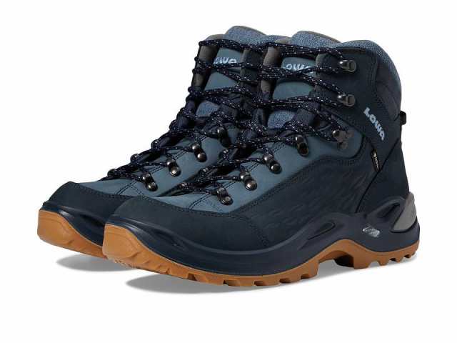 Lowa ローバー レディース 女性用 シューズ 靴 ブーツ スノーブーツ Renegade Warm GTX Mid Navy/Ice Blue【送料無料】