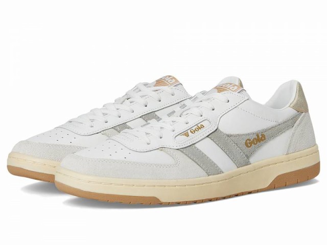 Gola ゴラ レディース 女性用 シューズ 靴 スニーカー 運動靴 Hawk White/Light Grey/Gold【送料無料】