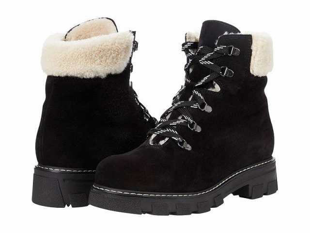 La Canadienne ラカナディアン レディース 女性用 シューズ 靴 ブーツ ロングブーツ Adams Black Suede/Shearling【送料無料】