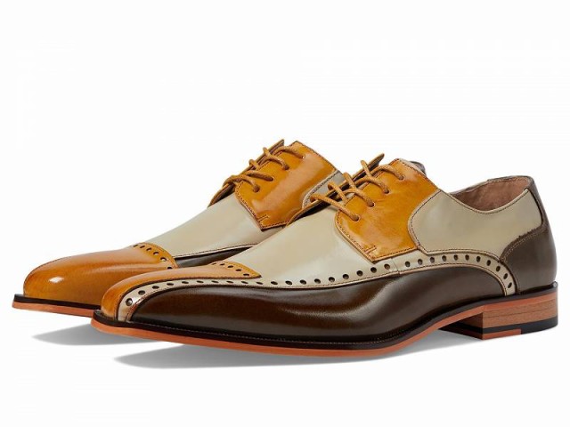 Stacy Adams ステーシーアダムス メンズ 男性用 シューズ 靴 オックスフォード 紳士靴 通勤靴 Plaza Cap Toe Oxford Olive【送料無料】