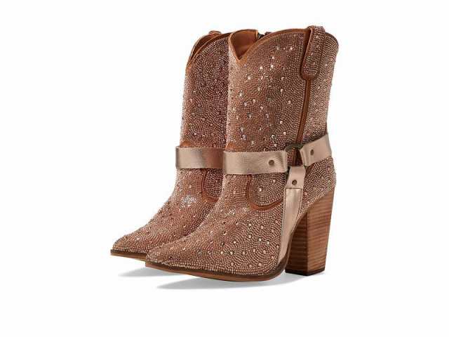 Dingo ディンゴ レディース 女性用 シューズ 靴 ブーツ ミッドカフ Crown Jewel Leather Bootie Rose Gold【送料無料】