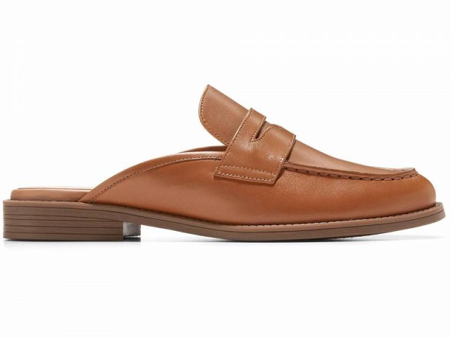 Cole Haan コールハーン レディース 女性用 シューズ 靴 ローファー ボートシューズ Stassi Penny Mule Pecan Leather【送料無料】