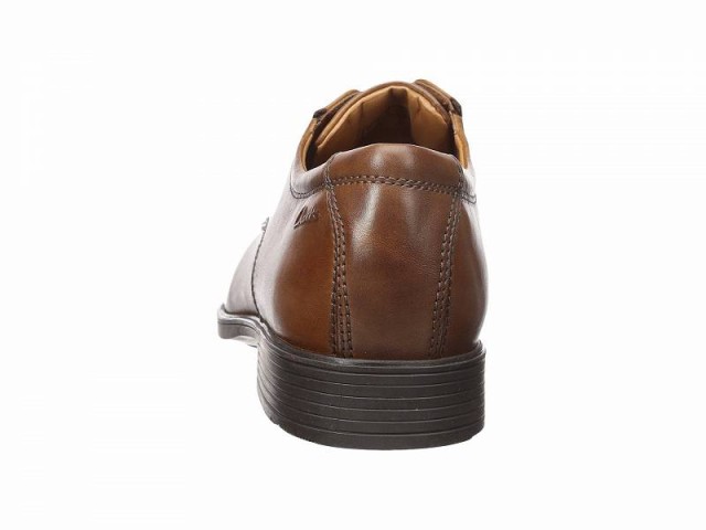 Clarks クラークス メンズ 男性用 シューズ 靴 オックスフォード 紳士靴 通勤靴 Tilden Walk Dark Tan Leather【送料無料】