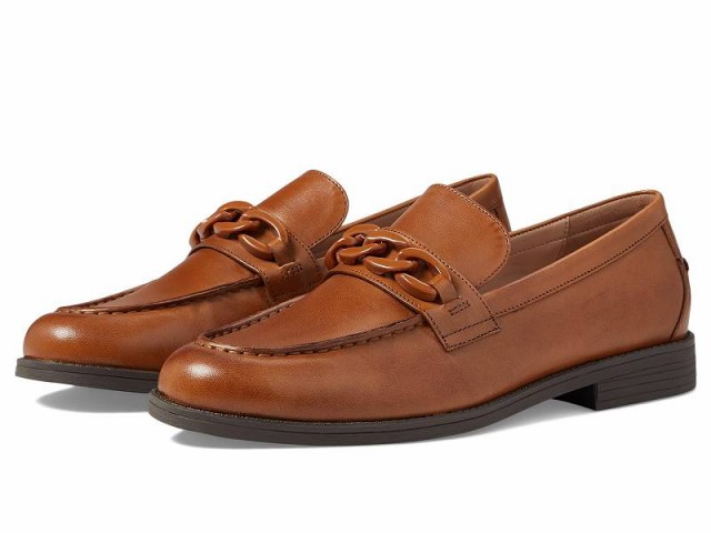 Cole Haan コールハーン レディース 女性用 シューズ 靴 ローファー ボートシューズ Stassi Chain Loafer Pecan Leather【送料無料】