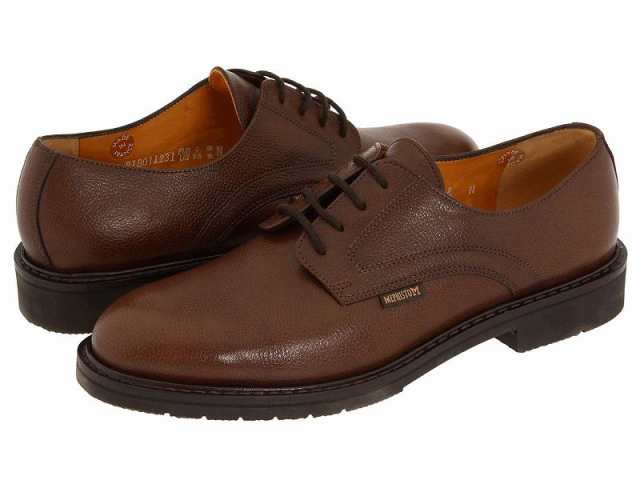 Mephisto メフィスト メンズ 男性用 シューズ 靴 オックスフォード 紳士靴 通勤靴 Marlon Chestnut Pebble Grain Leather【送料無料】