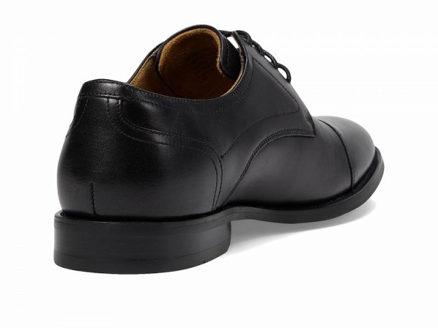 Florsheim フローシャイム メンズ 男性用 シューズ 靴 オックスフォード 紳士靴 通勤靴 Rucci Cap Toe Oxford Black/Black【送料無料】