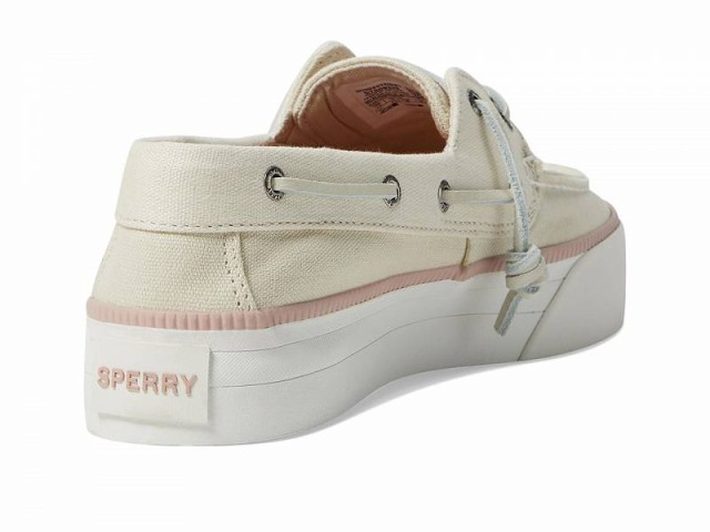 Sperry スペリー レディース 女性用 シューズ 靴 ボートシューズ Bahama 3.0 Platform White 1【送料無料】