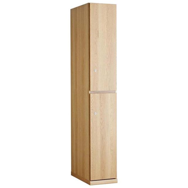 東馬 tohma TML 木製ロッカー 2人用 2段 ナチュラル 50540330の通販は 21,600円