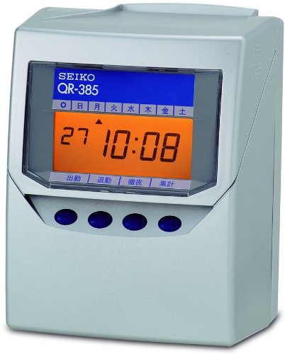 セイコープレシジョン タイムレコーダー QR-385(中古品)
