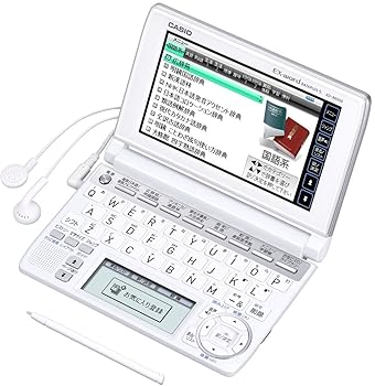 CASIO Ex-word 電子辞書 XD-A6500WE ホワイト 辞書総合モデル ツインタッチパネル 音 (中古品)
