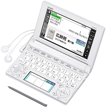 CASIO Ex-word 電子辞書 一般・総合モデル(生活・教養) ホワイト 100コンテンツ・1000(中古品)の通販は