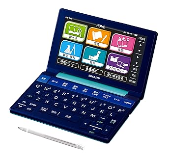 シャープ カラー電子辞書Brain 高校生モデル グリーン系 PW-SH2-G(中古品)
