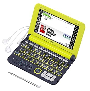 美品 EX-word XD-SX3800GN グリーン CASIO XD-SX3800GN(グリーン) EX-word(エクスワード) 小中学生