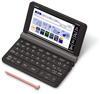 2019年モデル カシオ CASIO 電子辞書 エクスワード 英語モデル XD-SR9800BK 190コンテ(中古品)の通販は