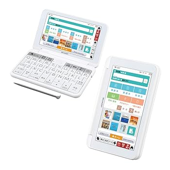 シャープ 電子辞書 BRAIN 高校生モデル(6教科対応) PW-SH7-W(ホワイト系) 2020年発売 (中古品)