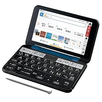 シャープ PW-S1-K カラー電子辞書 Brain 英語強化 高校生モデル ネイビー系(中古品)