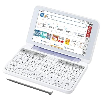 シャープ PW-J1-V カラー電子辞書 Brain 中学生モデル バイオレット系(中古品)