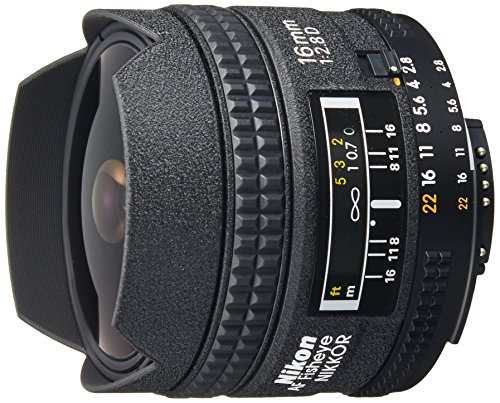 Nikon フィッシュアイレンズ Ai AF fisheye Nikkor 16mm f/2.8D フルサイズ(中古品)